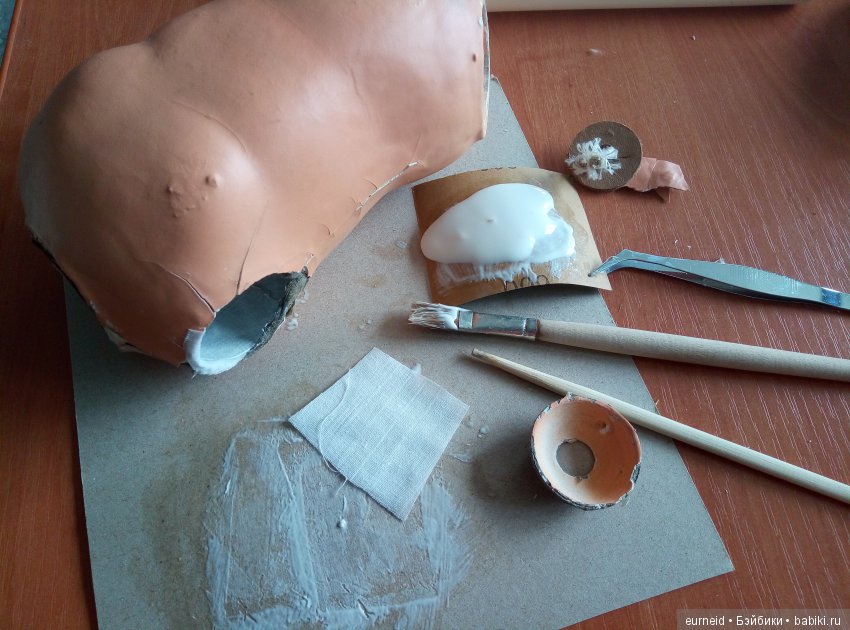 Результат реставрации трех винтажных кукол (фото 9)