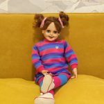 Большая винтажная кукла Джилл