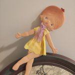 Плоская шарнирная кукла СССР