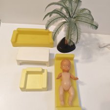 Лот пупсик с мебелью СССР