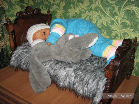 кроватка для куклы до 60 см
