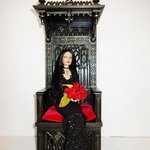 Эксклюзивный кресло-трон в готическом стиле