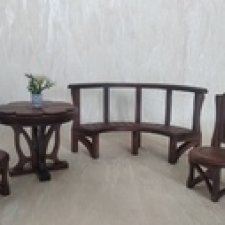 Столовый набор для кукол БЖД и не только ( ростом до 16 см)