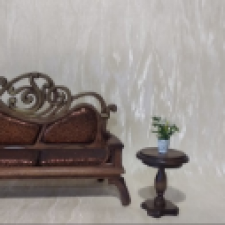 Продам диванчик из натурального дерева ( для кукол до 16 см)
