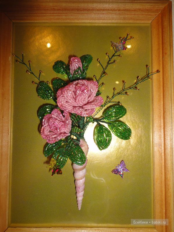 розочки в рамочке