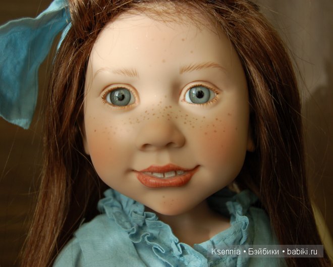 Коллекционная кукла Mintje с бегемотиком, улыбка от Nicole Marschollek-Menzner, ZWERGNASE (фото 3)