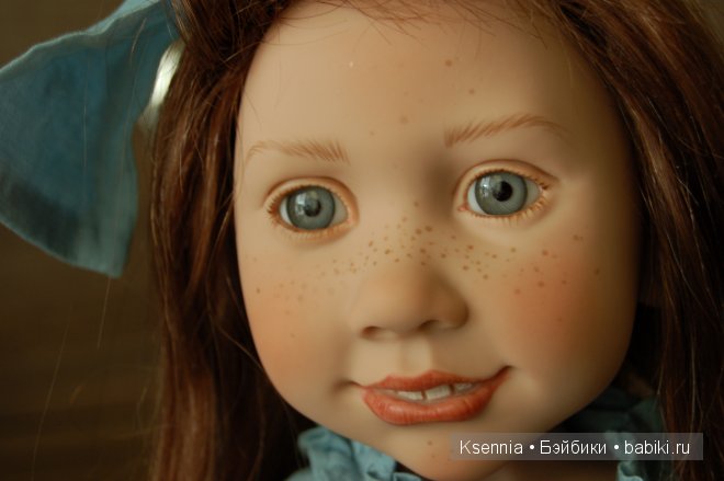 Коллекционная кукла Mintje с бегемотиком, улыбка от Nicole Marschollek-Menzner, ZWERGNASE (фото 6)