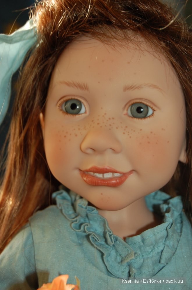 Коллекционная кукла Mintje с бегемотиком, улыбка от Nicole Marschollek-Menzner, ZWERGNASE (фото 5)