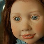 Коллекционная кукла Mintje с бегемотиком, улыбка от Nicole Marschollek-Menzner, ZWERGNASE