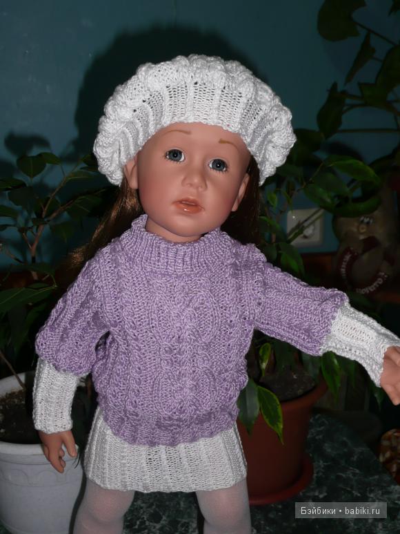 Тёплый наряд с шарфиком для Снегурки (фото 3)