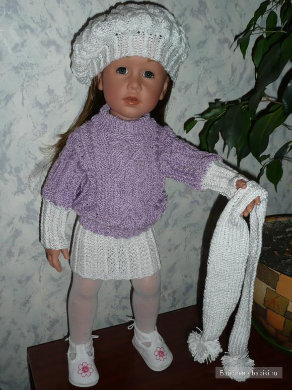 Тёплый наряд с шарфиком для Снегурки (фото 7)