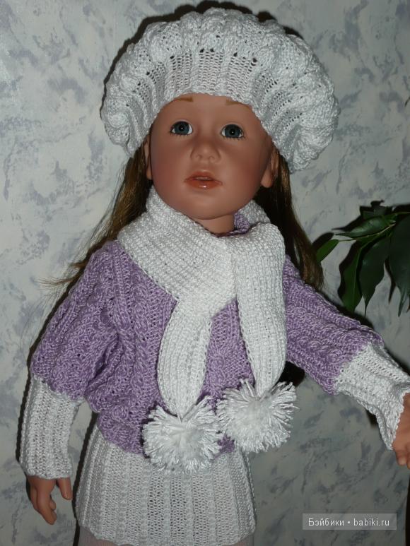 Тёплый наряд с шарфиком для Снегурки (фото 6)