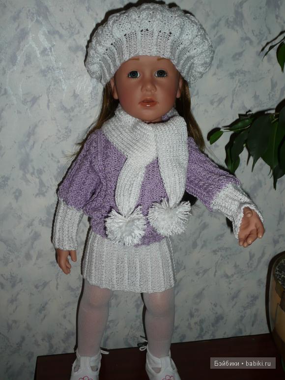 Тёплый наряд с шарфиком для Снегурки (фото 5)