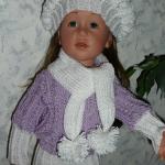 Тёплый наряд с шарфиком для Снегурки.