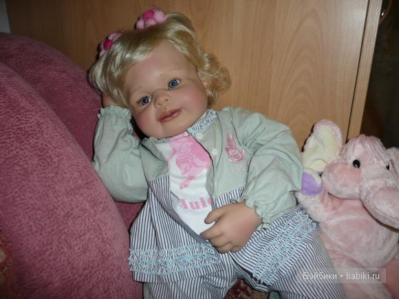 Коллекционная кукла Юльхен - интересная девчушка от Моники Питер Лихт