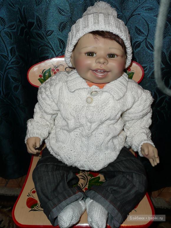 Кукольные наряды - почти джентельменский набор. Вязаный комплект для Ванюшки