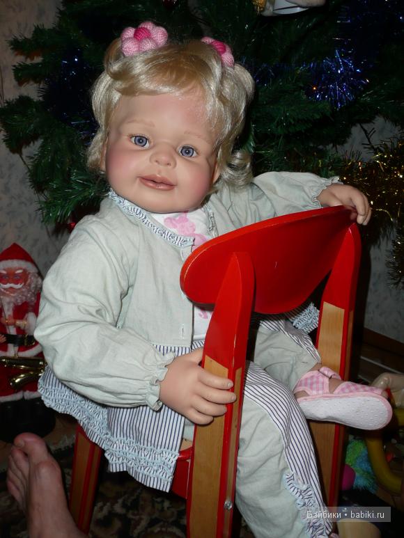 Коллекционная кукла Юльхен - интересная девчушка от Моники Питер Лихт (фото 7)