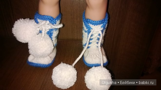 Костюм снегурочки для нашей Снегурочки, куклы Готц (фото 5)