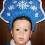 Костюм снегурочки для нашей Снегурочки, куклы Готц