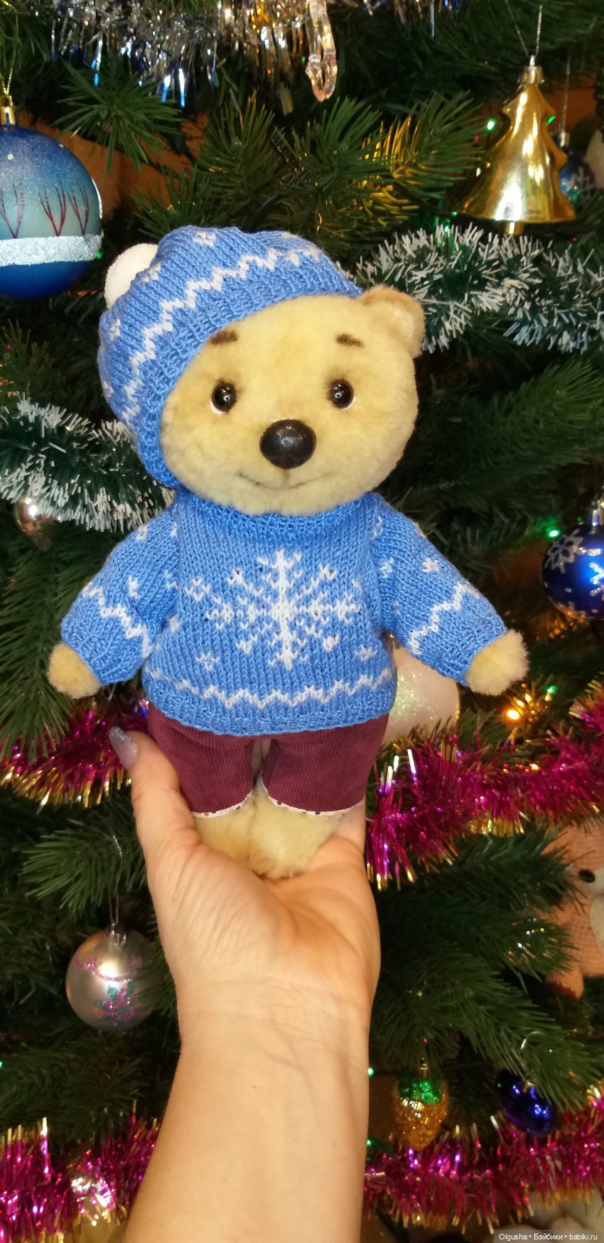 Мишутка Тедди, 25 см — Авторские мишки Тедди и друзья: фото (фото 6)