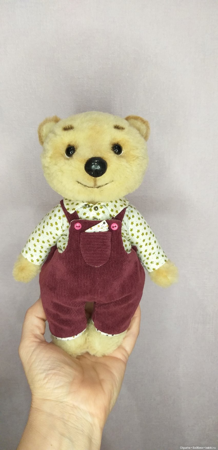 Мишутка Тедди, 25 см — Авторские мишки Тедди и друзья: фото (фото 3)