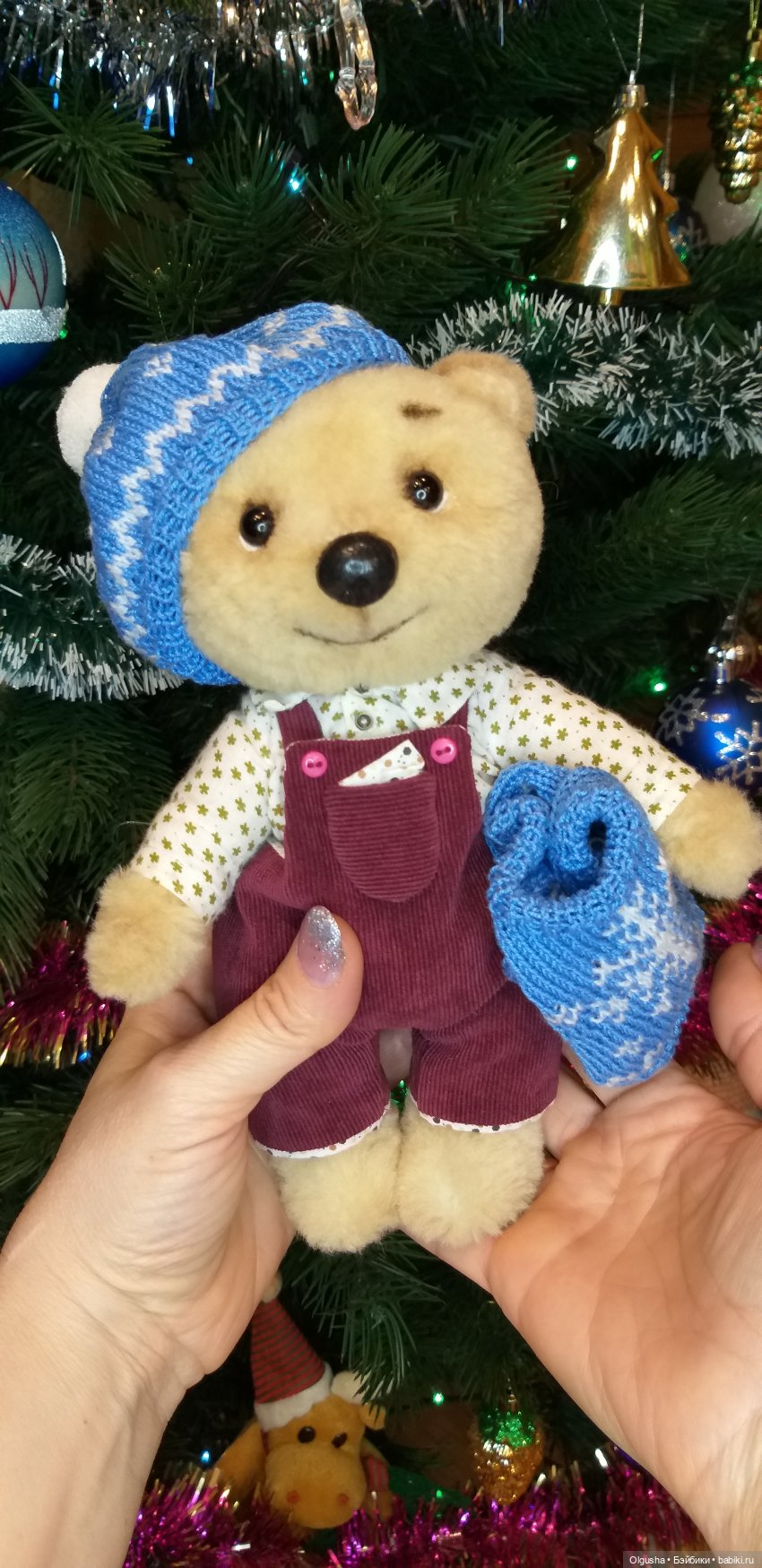 Мишутка Тедди, 25 см — Авторские мишки Тедди и друзья: фото (фото 4)