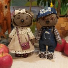 И снова ёжики... Очкарик-ботаник и Дуся