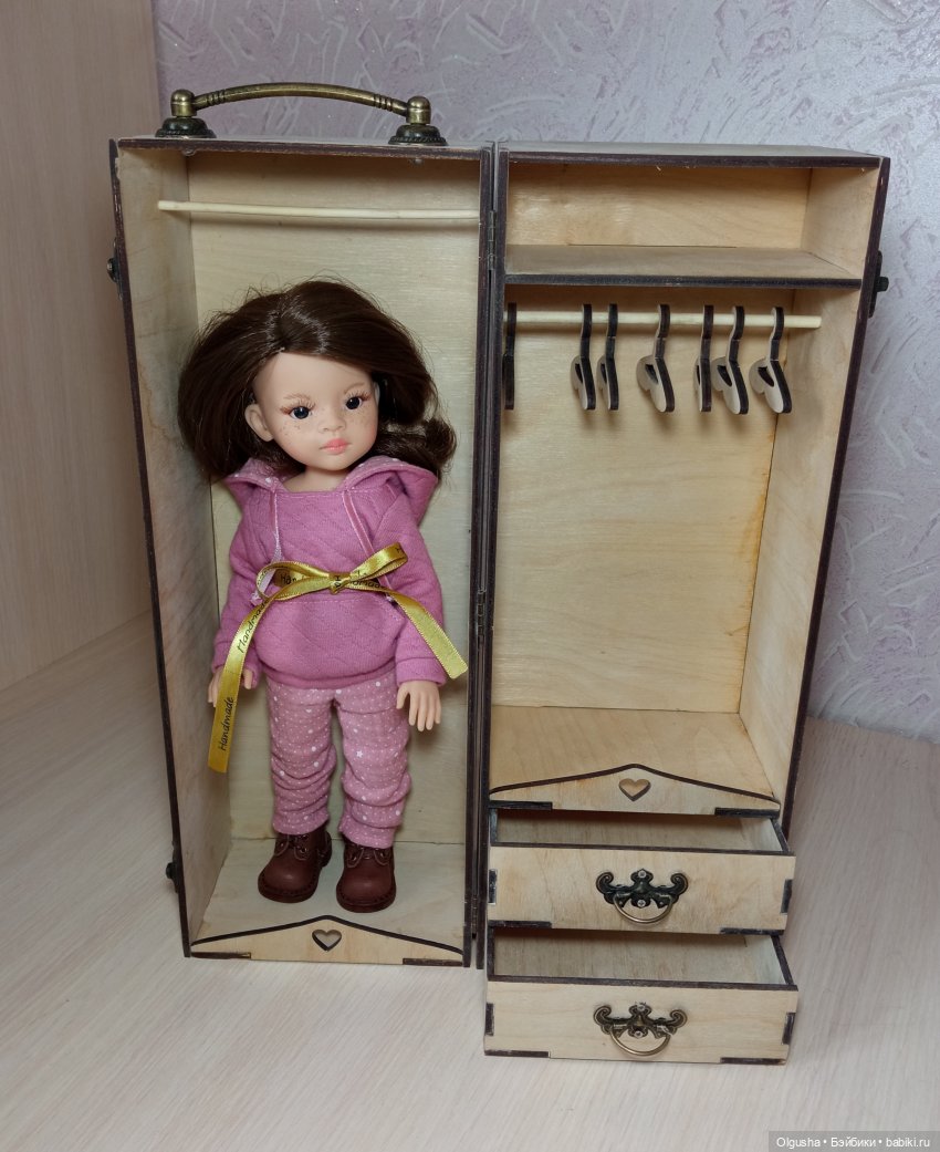 Переносные гардеробные для кукол. Румбоксы. Для кукол ростом до 30 см и до 40 см (фото 8)