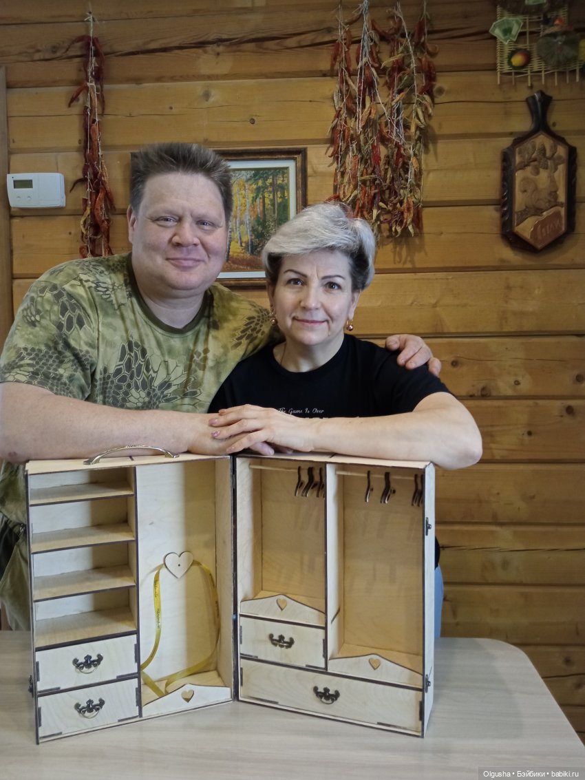 Переносные гардеробные для кукол. Румбоксы. Для кукол ростом до 30 см и до 40 см (фото 3)