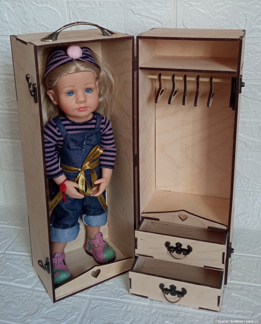 Переносные гардеробные для кукол. Румбоксы. Для кукол ростом до 30 см и до 40 см (фото 6)