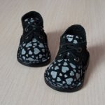 Комбинированные замшевые ботиночки на кукол Паола Рейна.