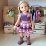 Велюровые сапожки на молнии с внутренней стороны на Готц50