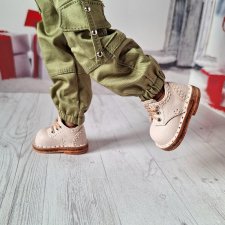 Кожаные ботиночки "капелька" на Паолу