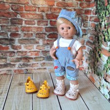 Кожаные сандалики на Вихтеля 30 см