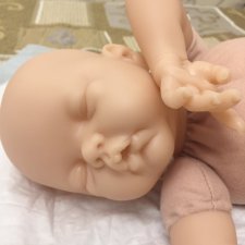 Девочка реборн, спящая красотка