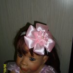 Повязочка для куклы с БОЛЬШИМ бантом