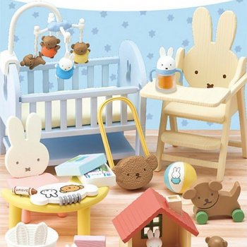 Уют в миниатюре: обзор коллекции miffy Baby Room от Re-Ment