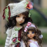 Две сестры.Куклы Линды Макарио.