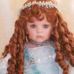 Ангел, фарфоровая кукла от Рости