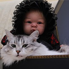 Моя черная льдинка :)