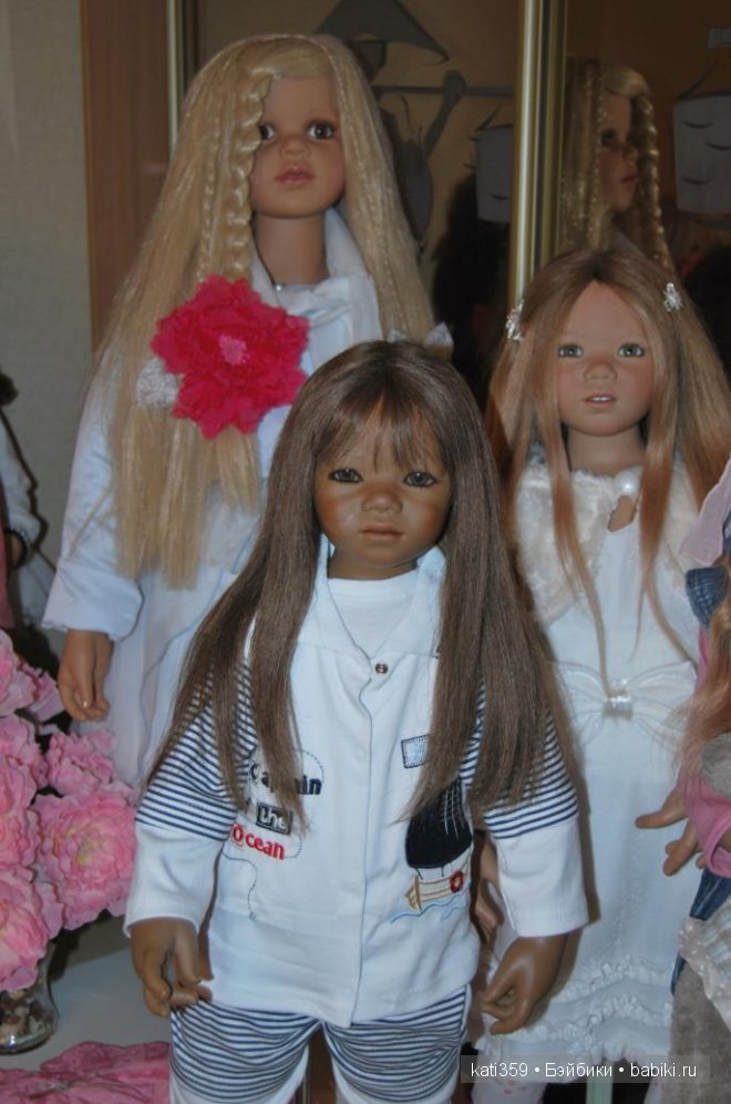 В нашей дружной кукольной семье, пополнение! К нам приехала малышка Салиндочка, Annette Himstedt (фото 7)