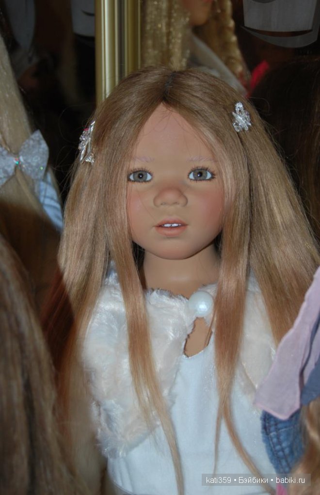 В нашей дружной кукольной семье, пополнение! К нам приехала малышка Салиндочка, Annette Himstedt (фото 4)