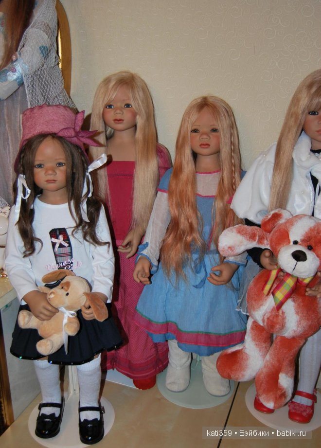 Небольшой вечерний фотосет некоторых моих девочек от Annette Himstedt