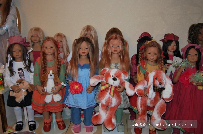 Небольшой вечерний фотосет некоторых моих девочек от Annette Himstedt