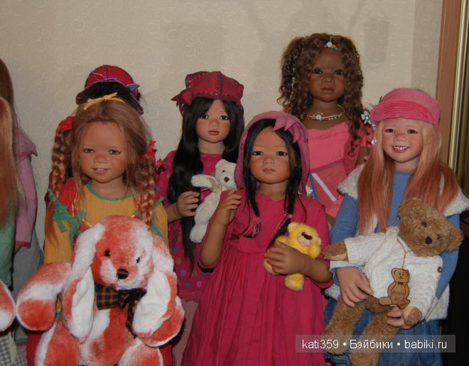 Небольшой вечерний фотосет некоторых моих девочек от Annette Himstedt