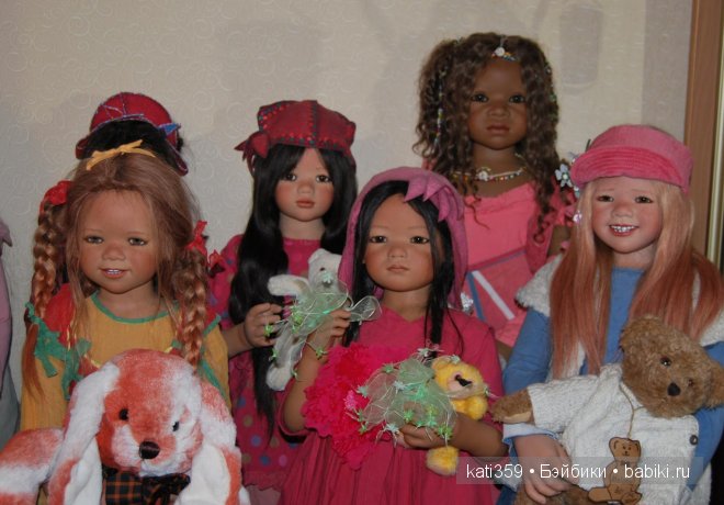 Небольшой вечерний фотосет некоторых моих девочек от Annette Himstedt