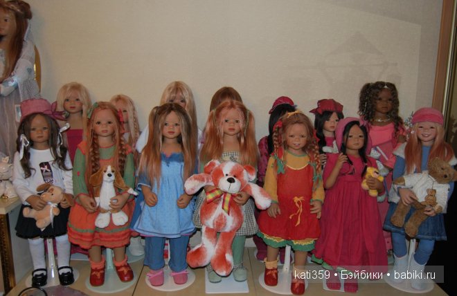 Небольшой вечерний фотосет некоторых моих девочек от Annette Himstedt