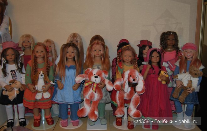 Небольшой вечерний фотосет некоторых моих девочек от Annette Himstedt