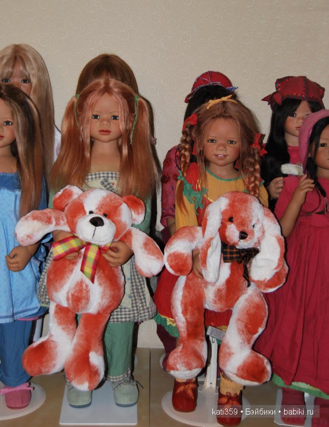 Небольшой вечерний фотосет некоторых моих девочек от Annette Himstedt