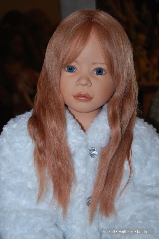 Прекрасная, нежная Реджина, с глазами цвета океана. Кукла Heidi Plusczok (фото 5)